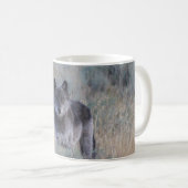 Wolf-mok drinkware koffiemok (Voorkant rechts)