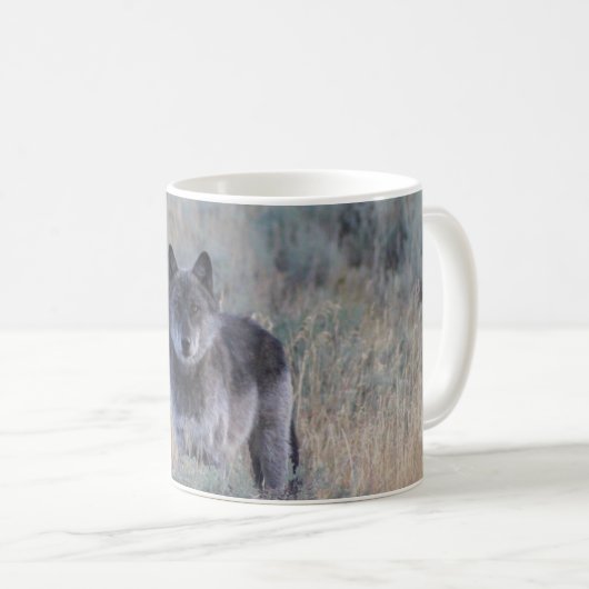 Wolf-mok drinkware koffiemok (Voorkant rechts)