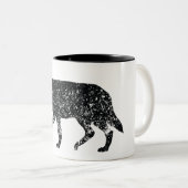  Wolf-Mok Tweekleurige Koffiemok (Voorkant rechts)