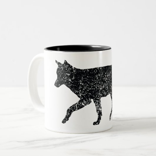  Wolf-Mok Tweekleurige Koffiemok (Voorkant links)