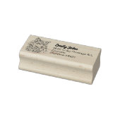 Wolf Mom Retouradres Rubberstempel (Stempel)