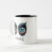 Wolf Monster Eyes - LET OP Mok (Voorkant links)