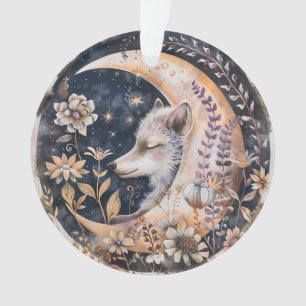 Wolf Moon Acryl Ornament