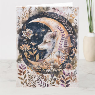 Wolf Moon Blank All-Occasion Kaart