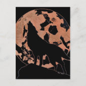 Wolf Moon Briefkaart (Voorkant)