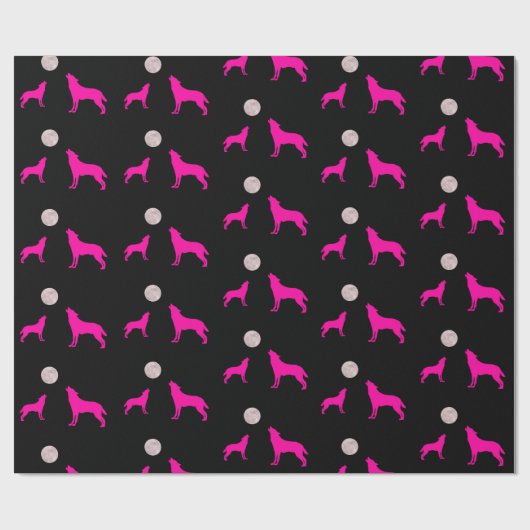 Wolf Moon Cadeaupapier (Vlak)