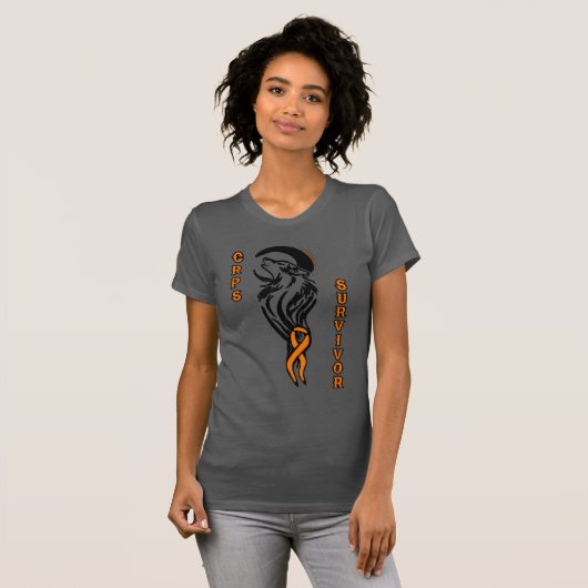 Wolf/Moon...CRPS Survivor T-shirt (Voorkant volledig)