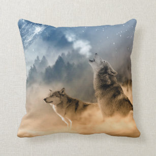 Wolf Moon Cushion Kussen