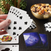 Wolf, Moon en Blue Night Pokerkaarten (Insitu)