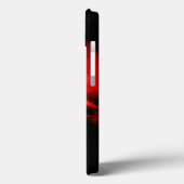 Wolf, Moon en Red Sky Case-Mate iPhone Case (Achterkant / Links)