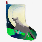Wolf Moon Grote Kerstsok (Voorkant)