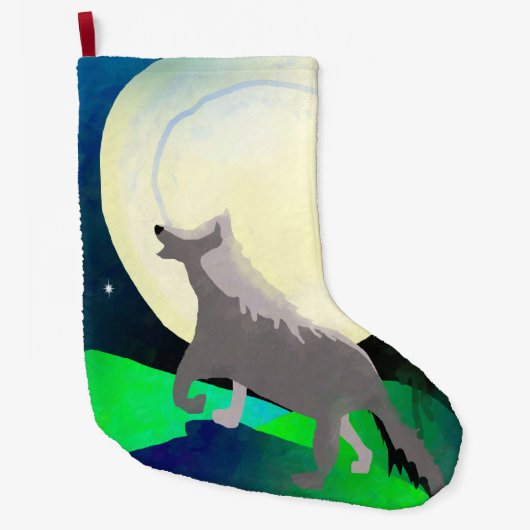 Wolf Moon Grote Kerstsok (Voorkant)