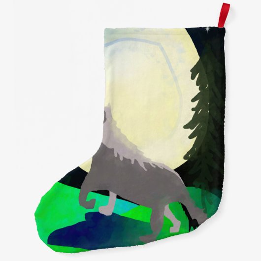 Wolf Moon Grote Kerstsok (Achterkant)