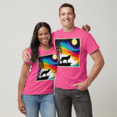 Wolf Moon Howl Art T-shirt (Unisex)
