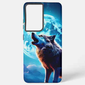 WOLF MOON IPHONE CASE GALAXY PLUS SAMSUNG GALAXY HOESJE