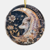 Wolf Moon Keramisch Ornament (Voorkant)