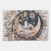 Wolf Moon Kitchen Towel Theedoek (Horizontaal)