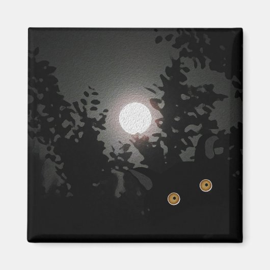 Wolf Moon Magneet (Voorkant)