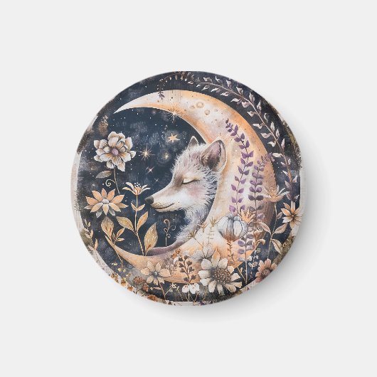 Wolf Moon Magnet (Voorkant)