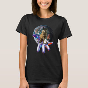 Wolf Moon Motif Pack Wild Lupus Colorful Wolven T-shirt