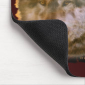 Wolf & Moon Mousepad Muismat (Hoek)