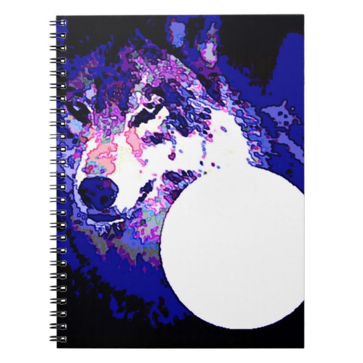 Wolf & Moon Notitieboek (Voorkant)