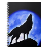 Wolf & Moon Notitieboek (Voorkant)