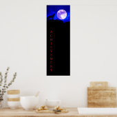 Wolf & Moon Panoramic Achievement Poster Print (Keuken)