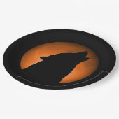 Wolf Moon Papieren Bordje (Gekanteld)