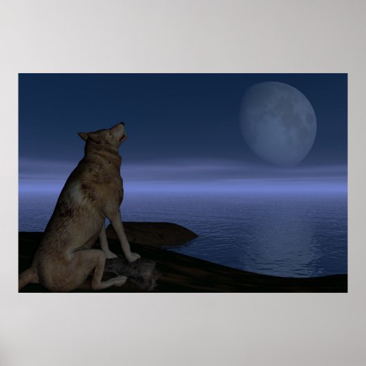 Wolf Moon Poster (Voorkant)