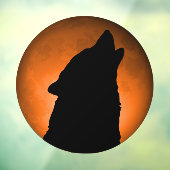 Wolf Moon Raamsticker (Vel 3)