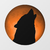 Wolf Moon Raamsticker (Vel)