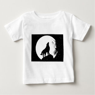 Wolf & Moon Silhoutte