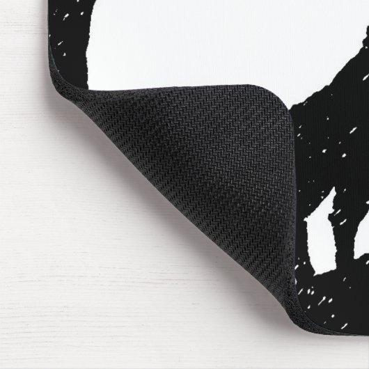 Wolf & Moon Silhoutte Muismat (Hoek)