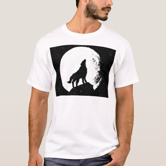 Wolf & Moon Silhoutte T-shirt (Voorkant)