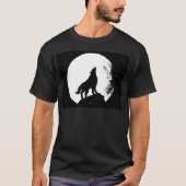 Wolf & Moon Silhoutte T-shirt (Voorkant)