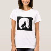 Wolf & Moon Silhoutte T-shirt (Voorkant)