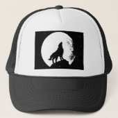Wolf & Moon Silhoutte Trucker Pet (Voorkant)
