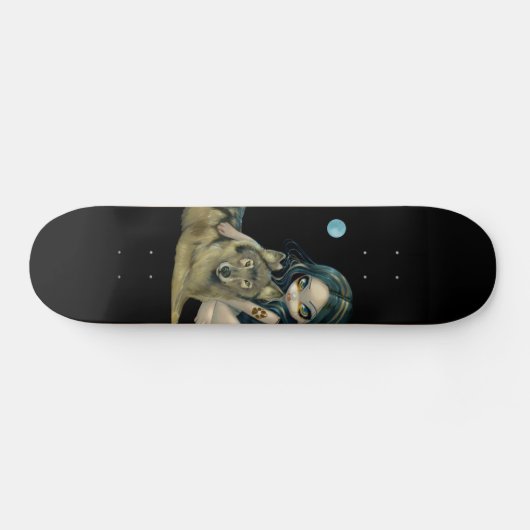 Wolf Moon Skateboard (Horizontaal)