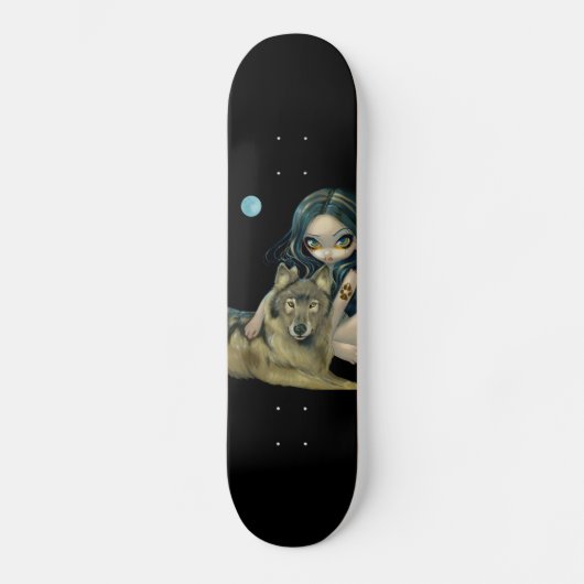Wolf Moon Skateboard (Voorkant)