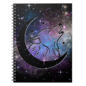 Wolf Moon Spiral Notitieboek (Voorkant)
