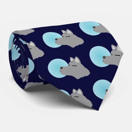 Wolf Moon Stropdas (Opgerold)