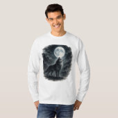 【Wolf Moon T-Shirt】 T-shirt (Voorkant volledig)