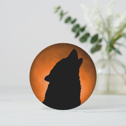 Wolf Moon uitnodiging (Staand voorkant)