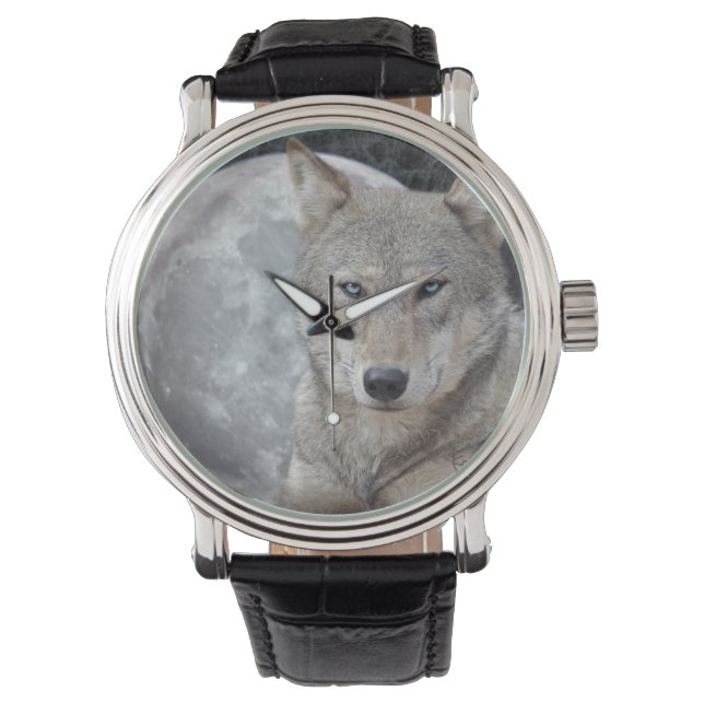 Wolf Moon Watch Horloge (Voorkant)
