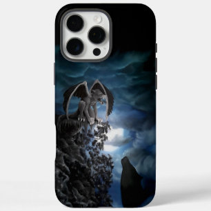 Wolf Moon - Wolf met Golem iPhone 16 Pro Max Hoesje