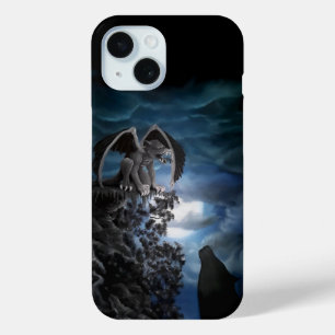 Wolf Moon - Wolf met Golem iPhone 15 Case