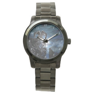 Wolf moon - Wolf met Golem Horloge