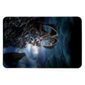 Wolf Moon - Wolf met Golem Magneet (Horizontaal)