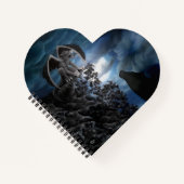 Wolf Moon - Wolf met Golem Notitieboek (Voorkant)
